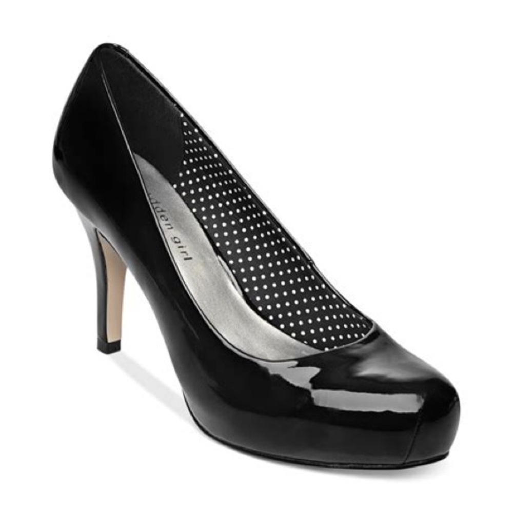 LIKE NEW Madden Girl Getta Black Patent Pumps